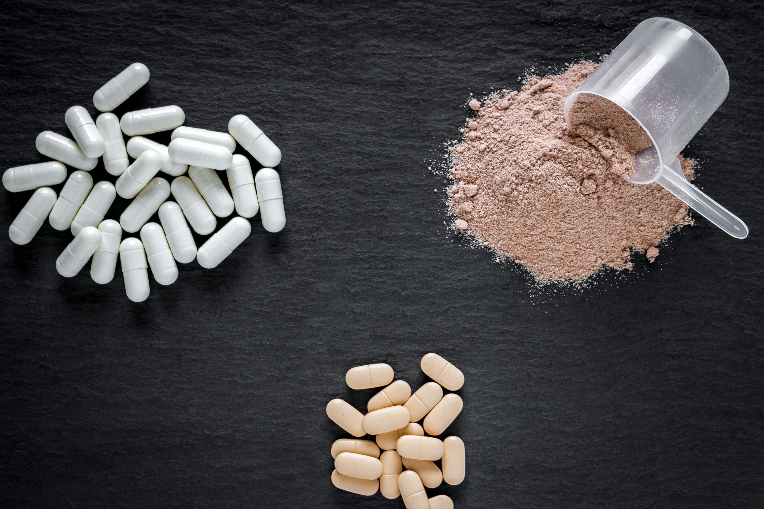 L-Arginin Supplements in Form von Pulver, Tabletten und Kapseln
